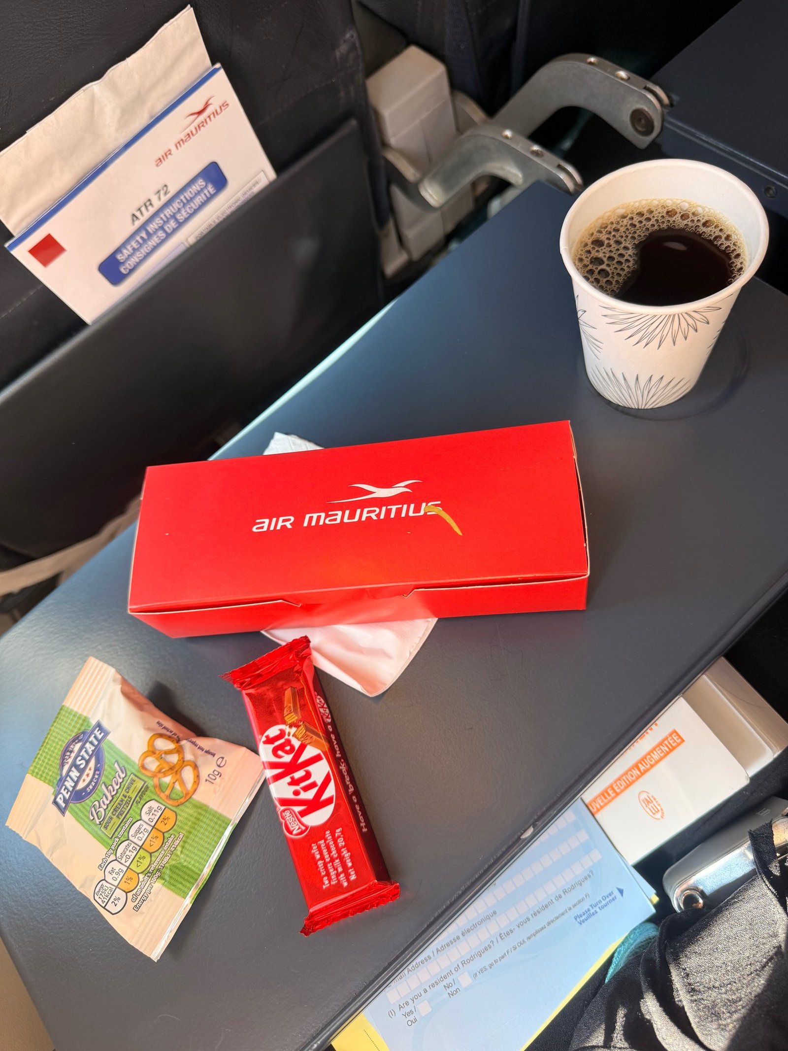 break on air mauritius flight 