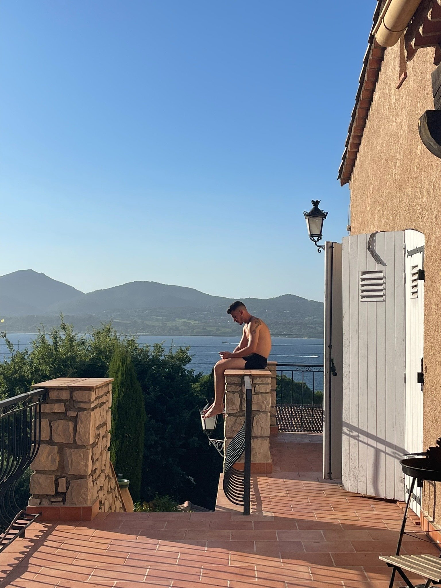 the view from our house in saint tropez