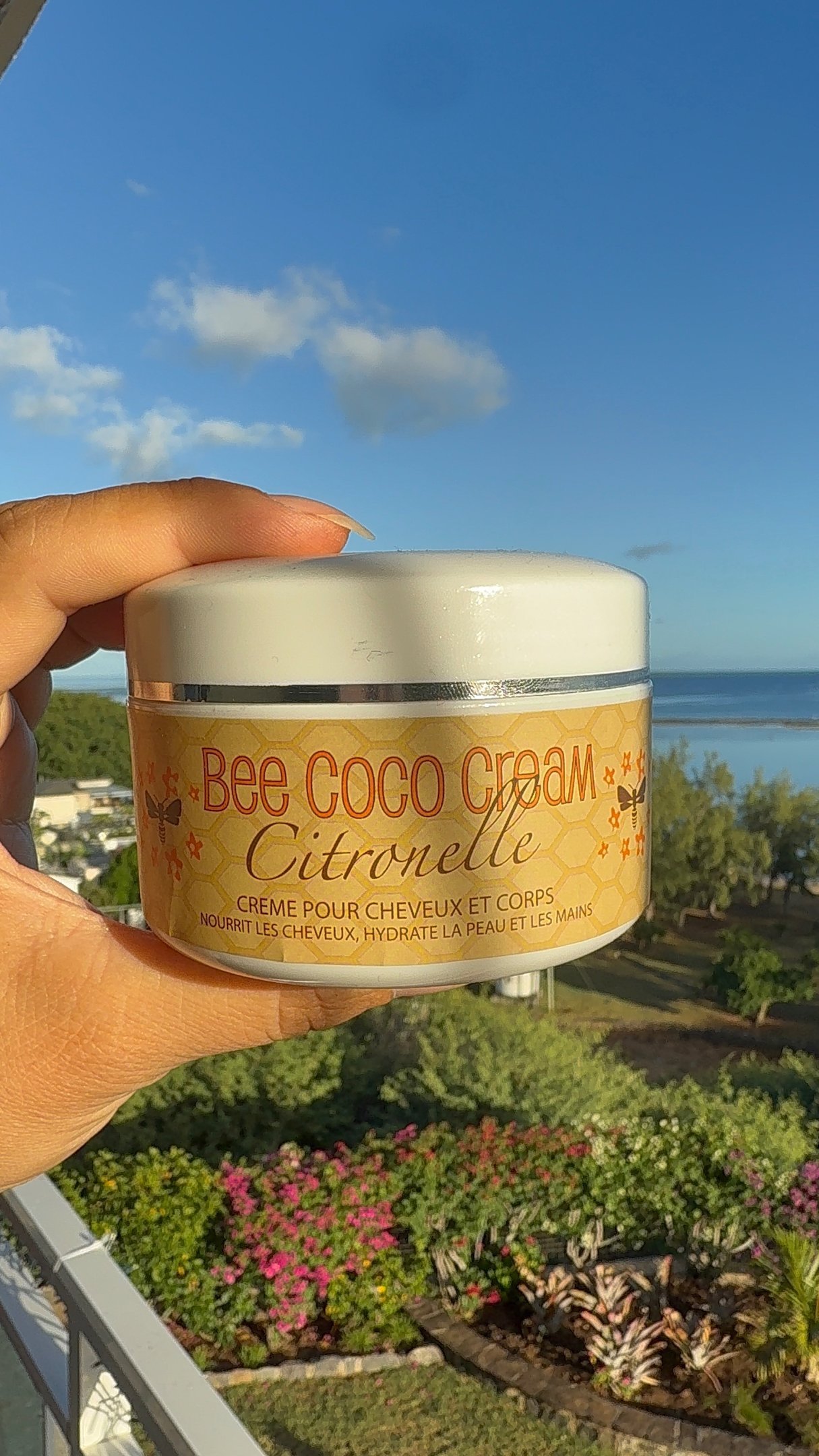Bee Coco citronella cream made in Rodrigues