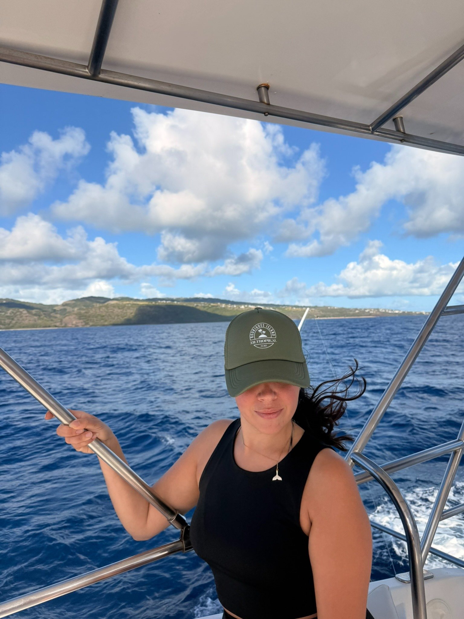 hat of Zil Tropikal in-house designs, Port Mathurin, Rodrigues