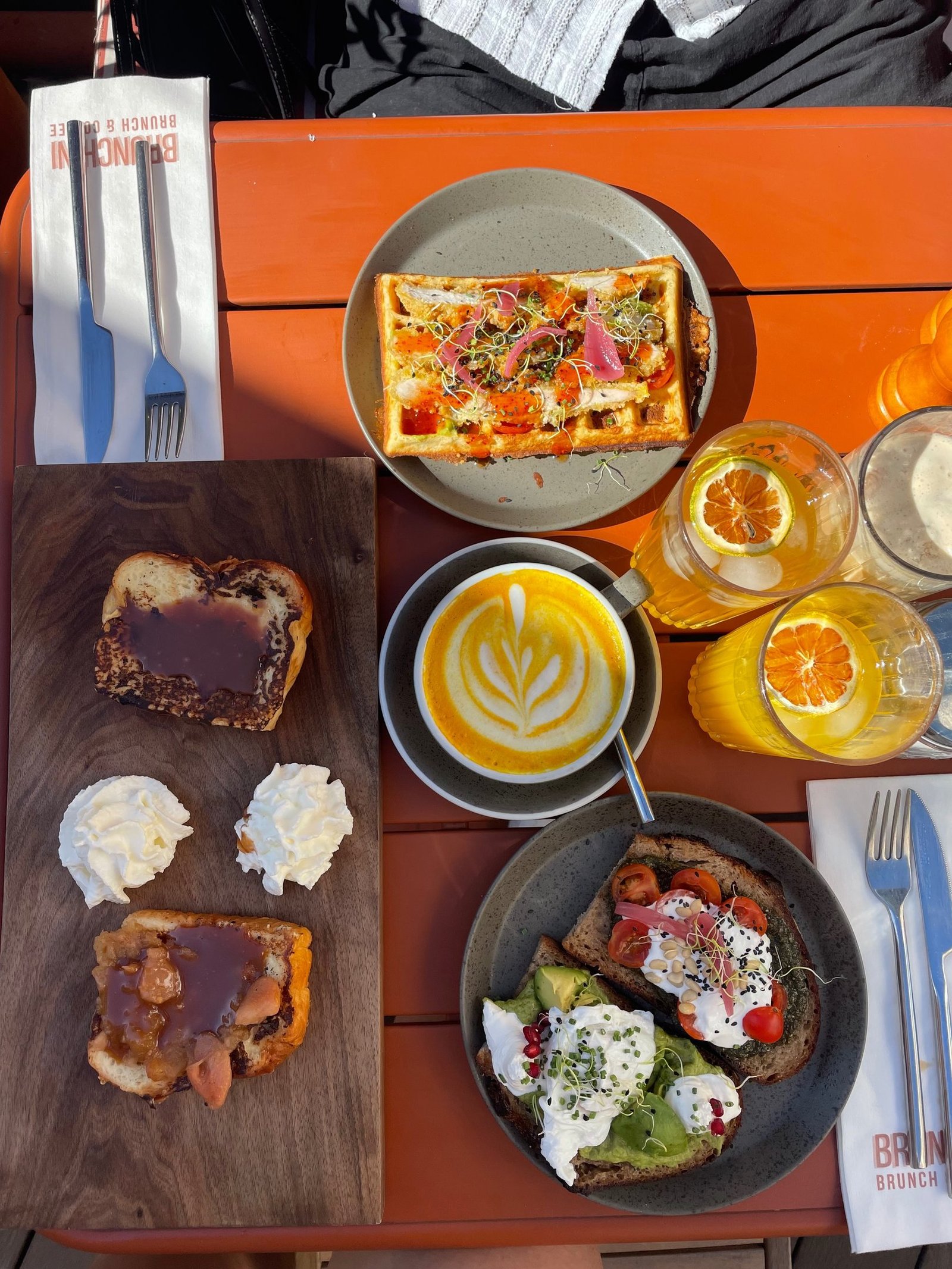 Brunch at Bruncini, Port Grimaud